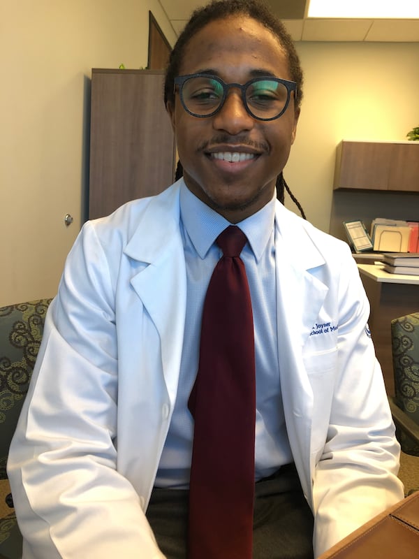 Jamil Joyner, 24, was in that second class of 100 medical students at Morehouse School of Medicine. 