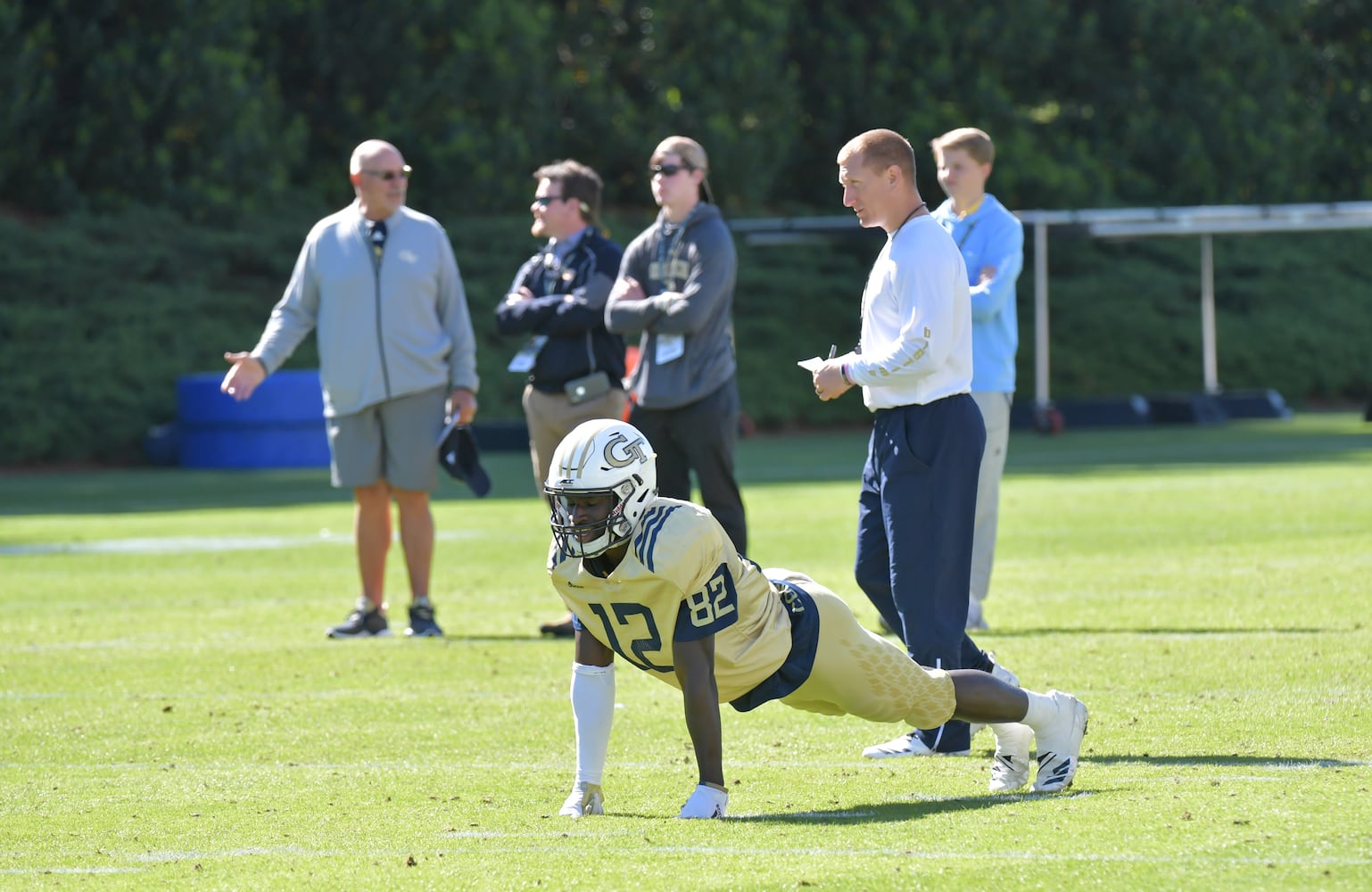 Photos: Georgia Tech puts on the pads at spring practice