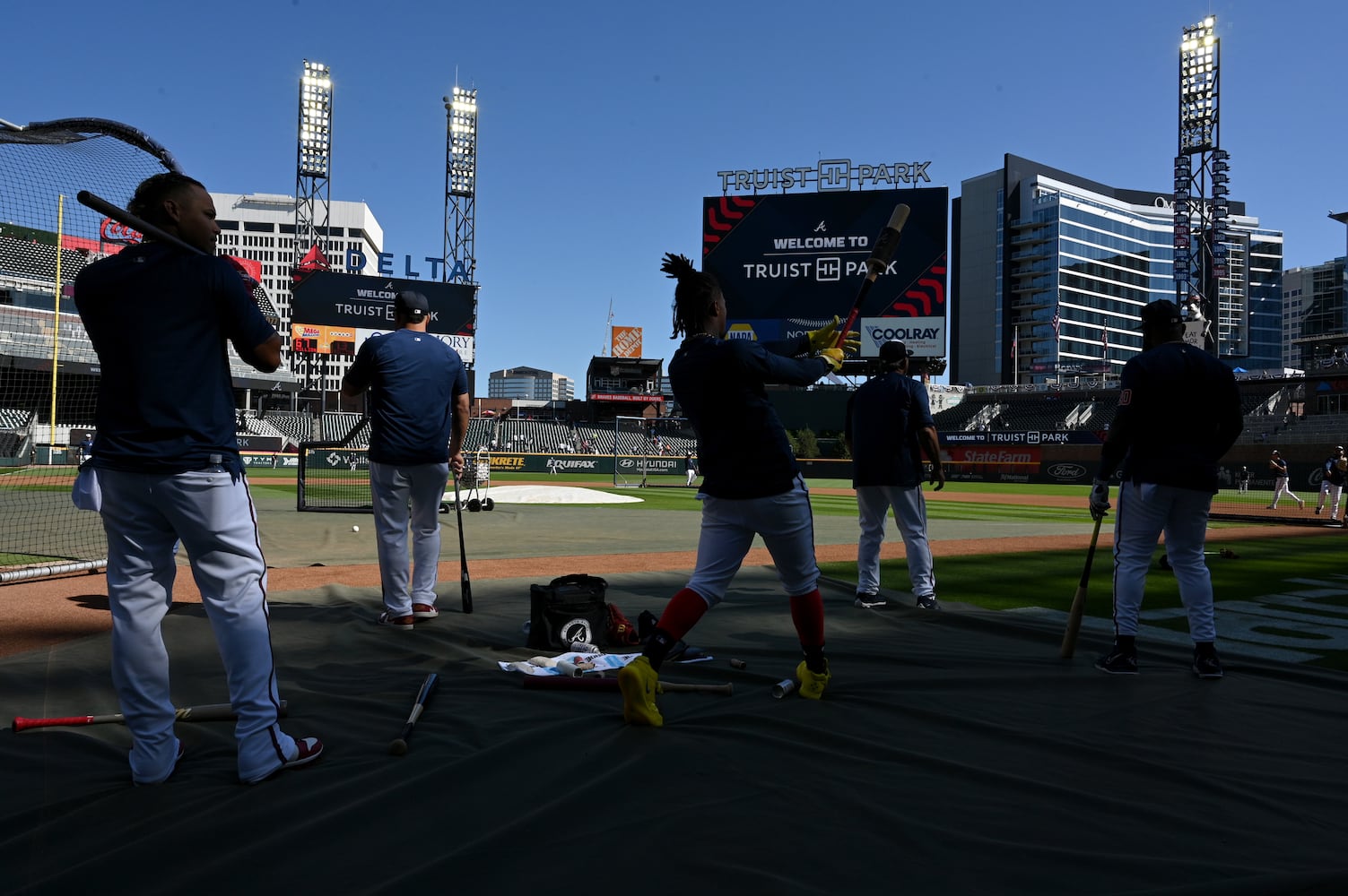 Braves vs. D'Backs home opener