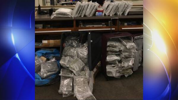 Tulsa Police said they found 76 pounds of marijuana and $19,000 in “drug proceeds” at two residences in the area.