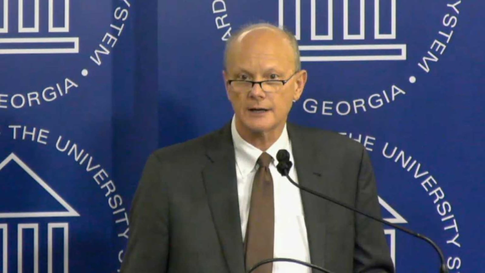 University System of Georgia Chancellor Steve Wrigley addresses the state's Board of Regents during its Oct. 13, 2020 meeting. Photo courtesy: University System of Georgia.