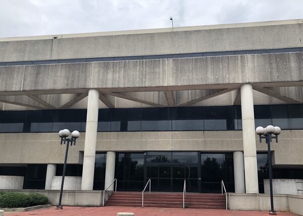 The former Forces Command or FORSCOM building at Fort McPherson on Monday, Aug. 26, 2019. J. SCOTT TRUBEY / STRUBEY@AJC.COM