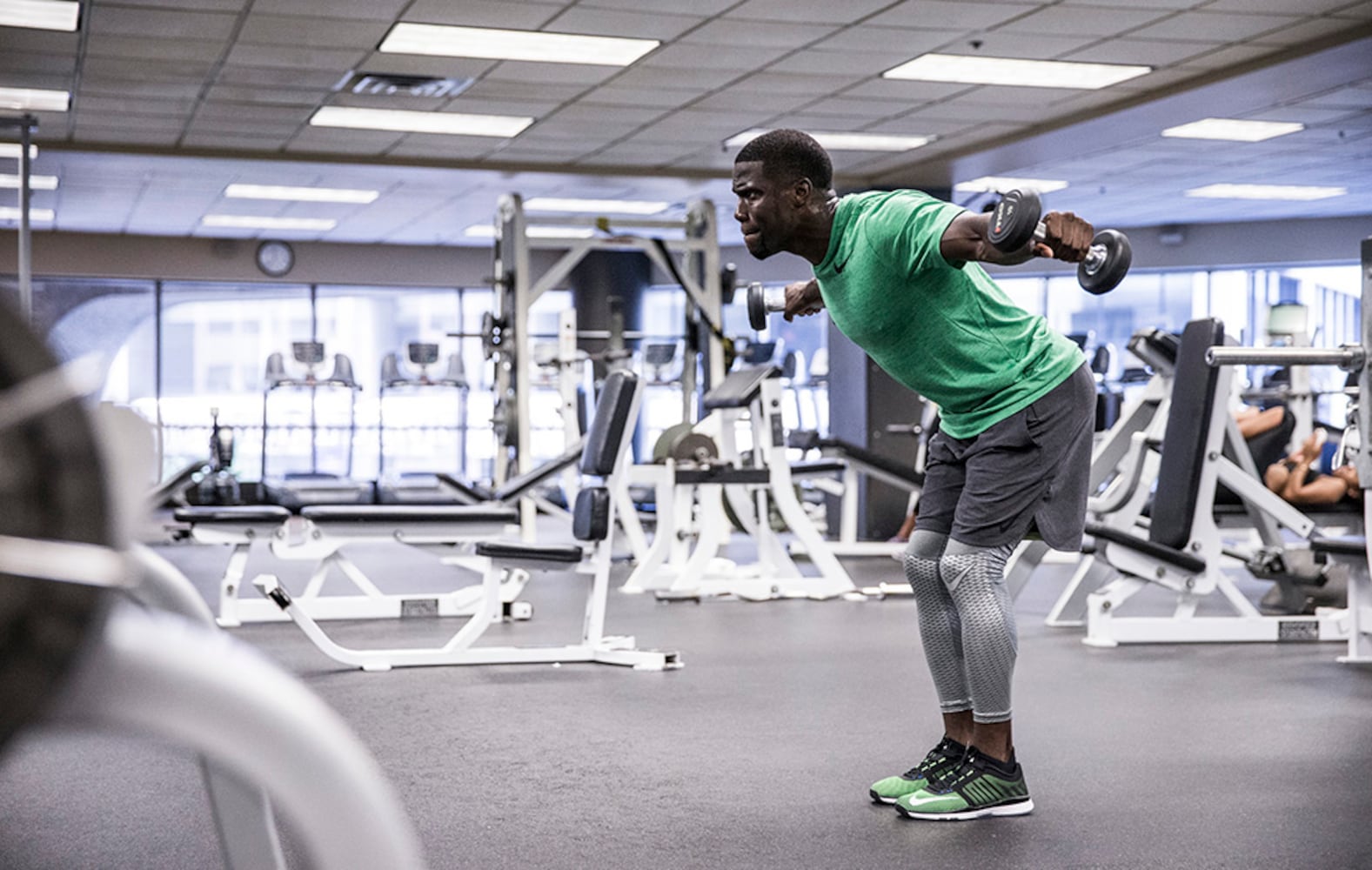 Kevin Hart trains like a beast