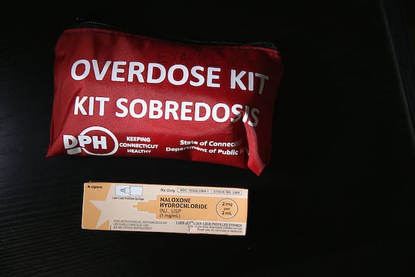 A box of the opioid antidote Naloxone, also known as Narcan, sits on display. In March 2016, the U.S. Centers for Disease Control (CDC), announced guidelines for doctors to reduce the amount of opioid painkillers prescribed nationwide, in an effort to curb the epidemic. The CDC estimates that most new heroin addicts first became hooked on prescription pain medication before graduating to heroin, which is stronger and cheaper.  (Photo by John Moore/Getty Images)