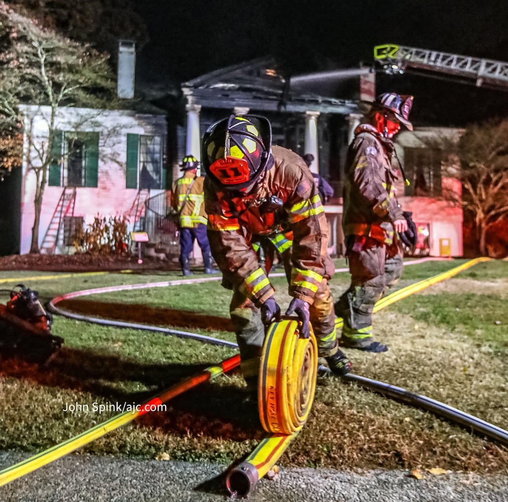 Stone Mountain Park Dickey House fire