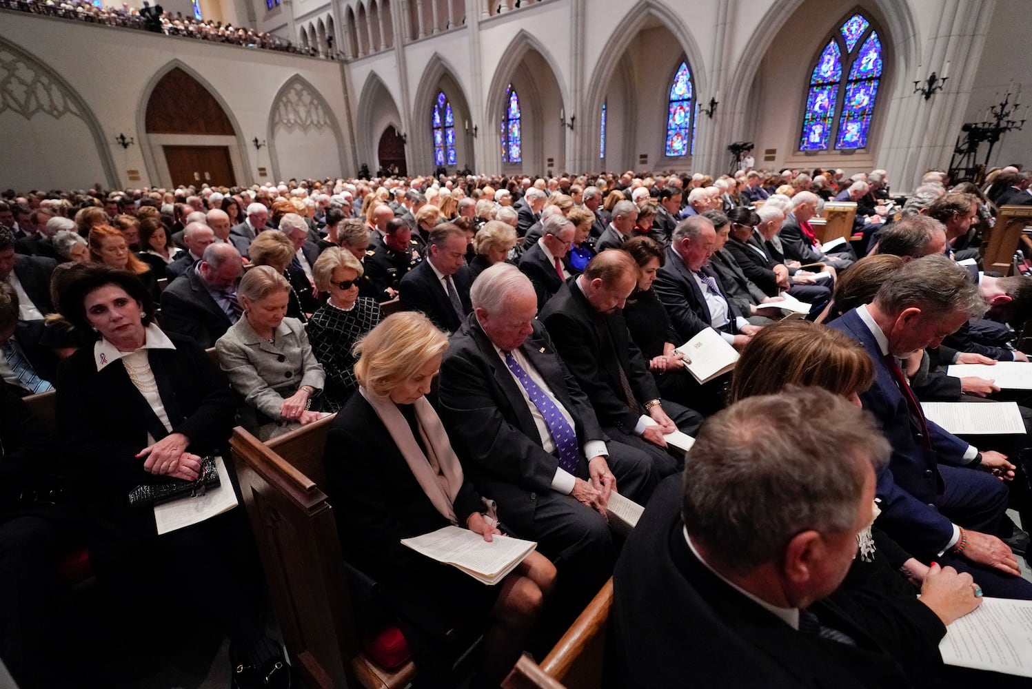 Photos: Mourners say goodbye to President George H.W. Bush in Houston