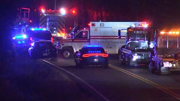 Authorities were still at the scene of the crash at 8 p.m. Friday.