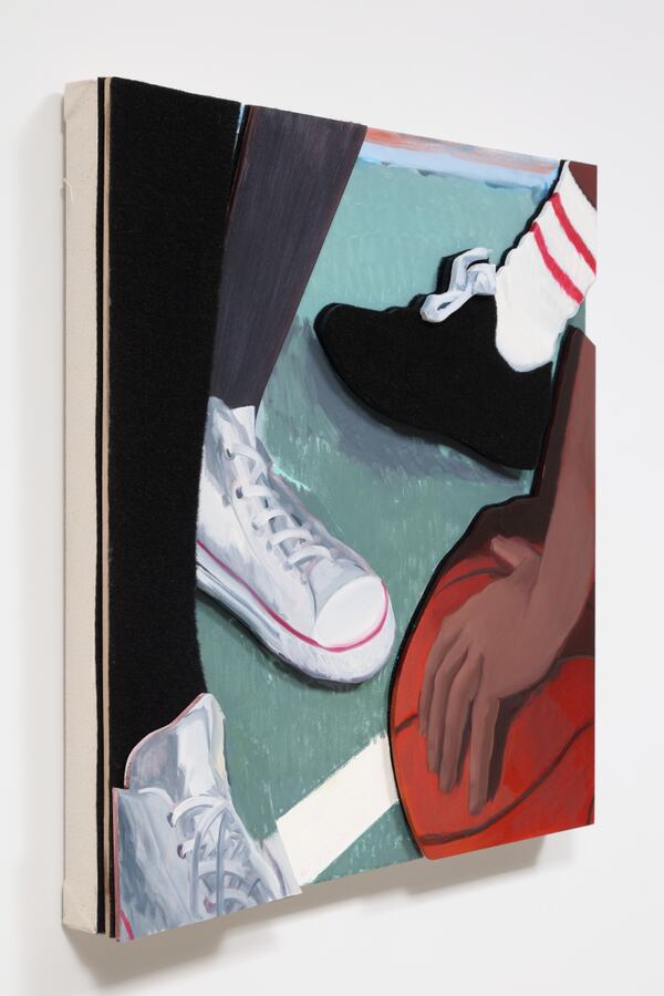 "Half Court Check" by James William II.
(Courtesy of the artist and UTA Artist Space)