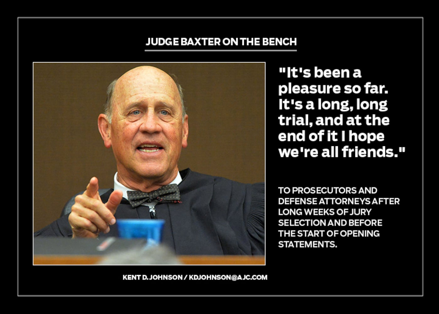 Judge Baxter on the bench