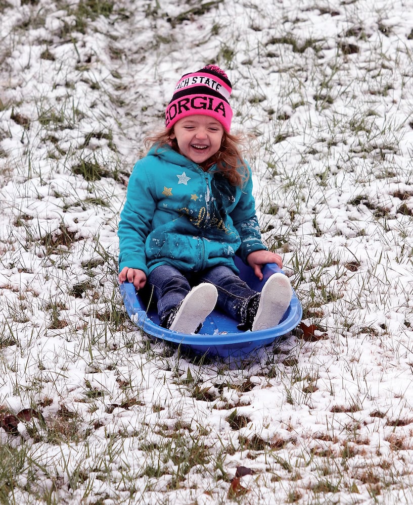 Photos: Winter storm blankets South in snow, ice