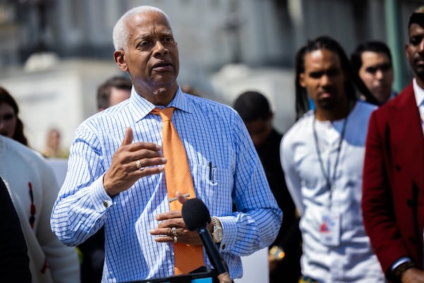 U.S. Rep. Hank Johnson, D-Lithonia, took the lead on a letter also signed by 32 fellow House Democrats that urges the chamber’s Republican leaders to schedule a floor vote on legislation he proposed to establish ethics and recusal rules for the Supreme Court. (Nathan Posner for The Atlanta Journal-Constitution)