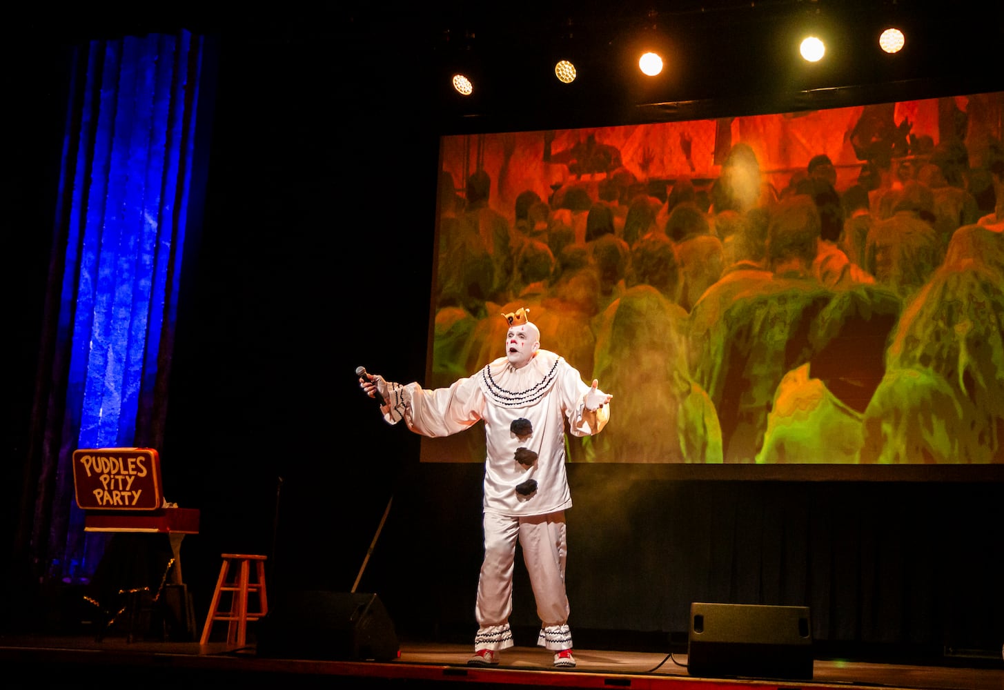 Atlanta, Ga: Puddles Pity Party sang for a packed house at Variety Playhouse, blazing through his renditions of all the classics on Saturday Sept. 7, 2024. (RYAN FLEISHER FOR THE ATLANTA JOURNAL-CONSTITUTION)