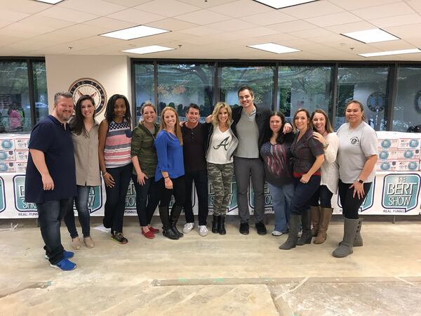  The core group of volunteers for The Big Thank You with the Bert Show. CREDIT: Rodney Ho/rho@ajc.com