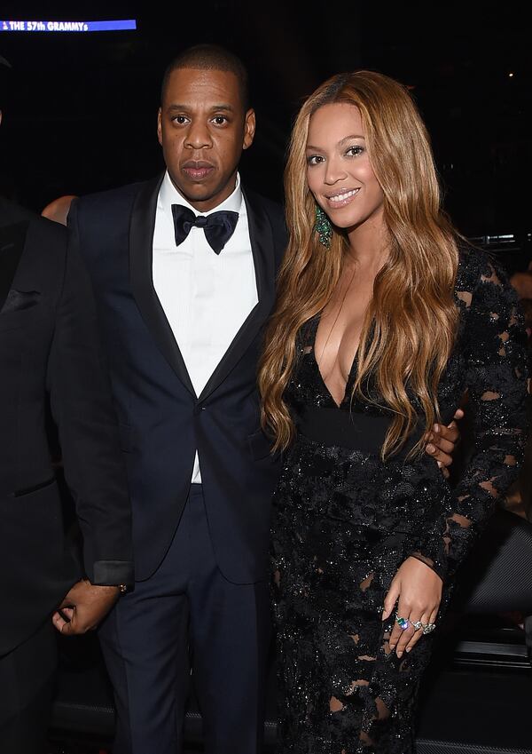 attends The 57th Annual GRAMMY Awards at the STAPLES Center on February 8, 2015 in Los Angeles, California. Bey and Jay....need we say more? Photo: Getty Images.