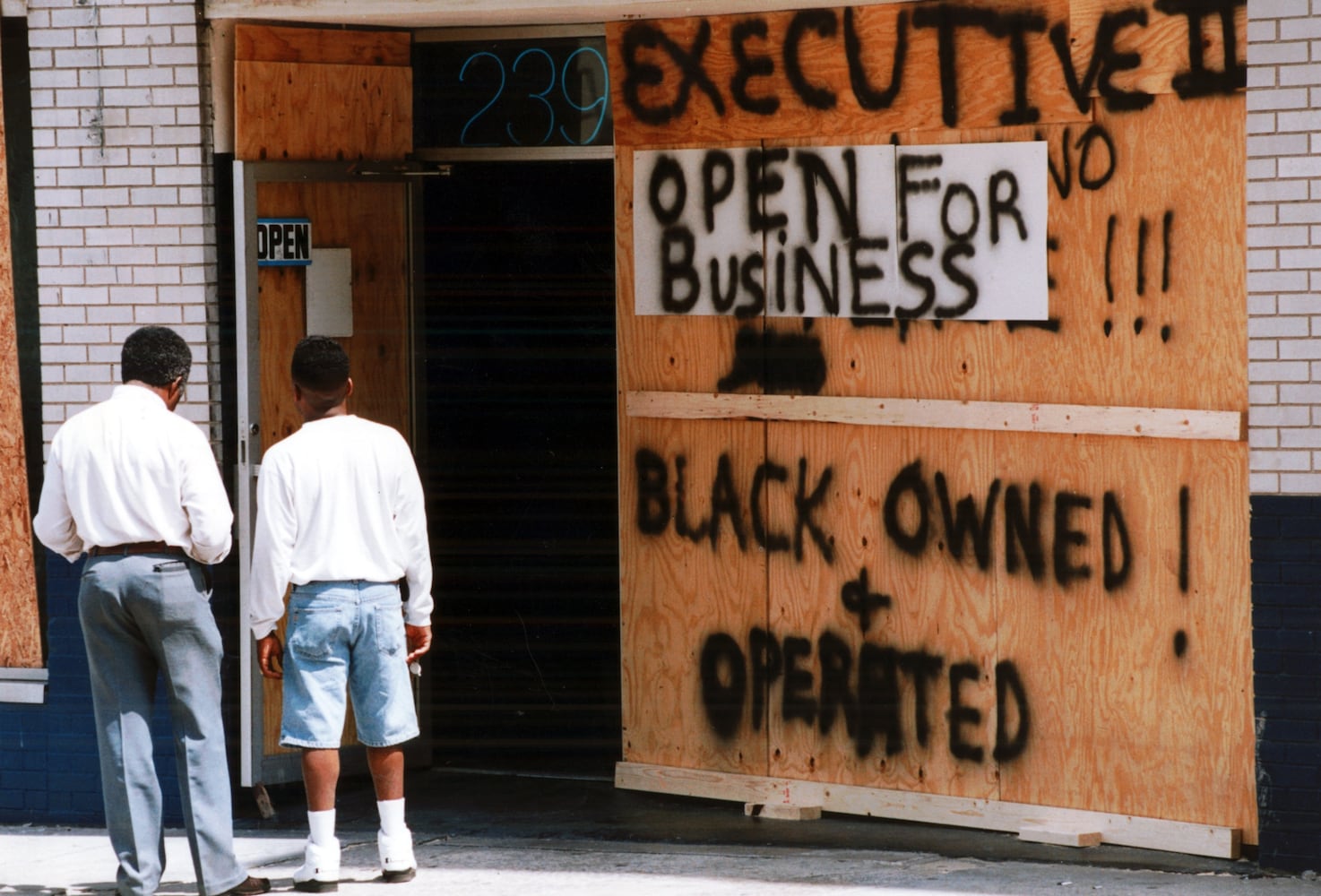 From 1992: Atlanta's Rodney King riots