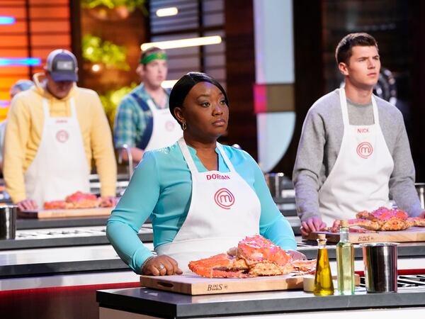 MASTERCHEF: Contestant Dorian in the âKing of the Crabsâ episode of MASTERCHEF airing Wednesday, July 24 (8:00-9:00 PM ET/PT) on FOX. Â© FOX MEDIA LLC. CR: Greg Gayne/ FOX.