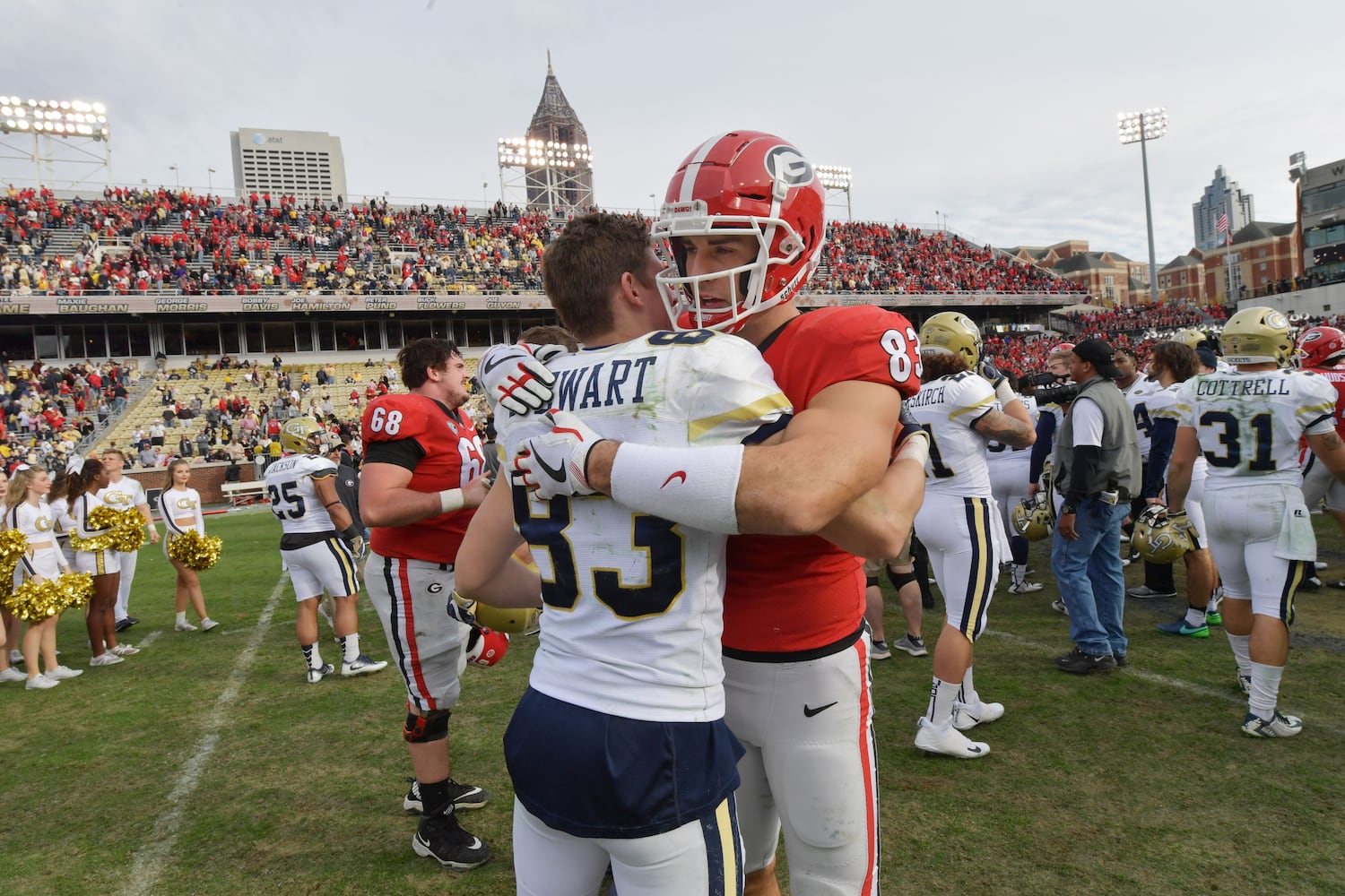 Photos: It’s Georgia in an easy win over Tech