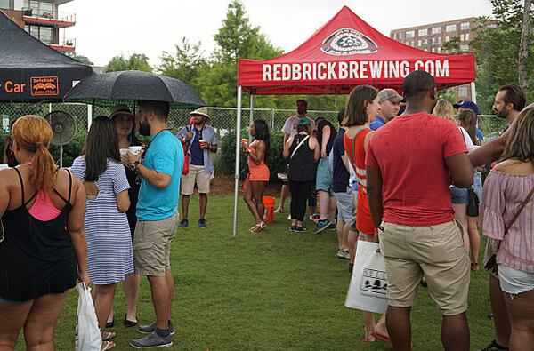 Atlantans came out rain or shine to the Atlanta Summer Beer Fest.