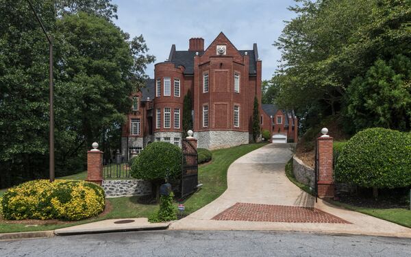 A look at 3863 Streamside Drive in Marietta, which is being sold for $2.5 million. The 12,000-square-foot castle sits on an acre just off Sope Creek.