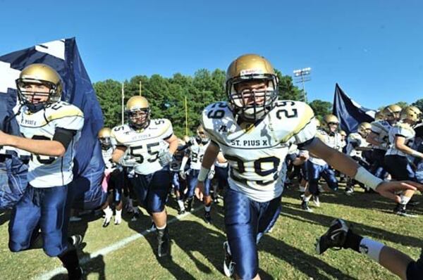 Can you move as fast as these St. Pius X players? This casting call might be for you! AJC file photo