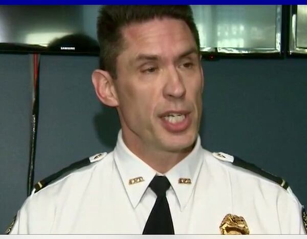 Atlanta police Maj. Barry Shaw  (WSB-TV screen grab)