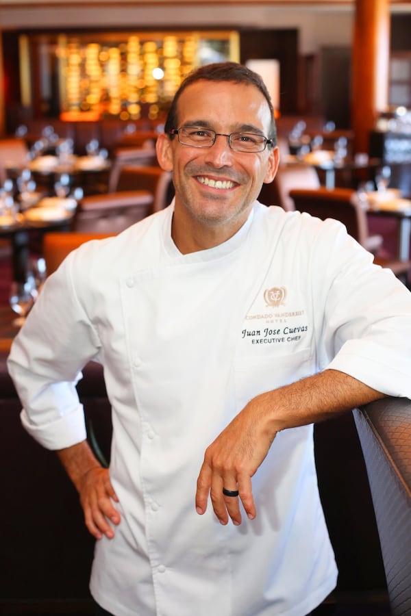 Juan Jose “JJ” Cuevas, executive chef at 1919 Restaurant in the Condado Vanderbilt Hotel in San Juan. Contributed by Condado Vanderbilt Hotel