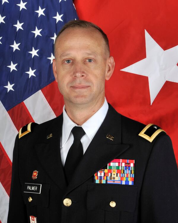 Brig. Gen. Noel F. Palmer, deputy commanding general of the 412th Theater Engineer Command