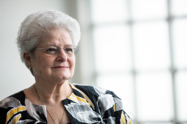 Marielos Bond teaches GED and ESL classes at Lanier Technical College in Cumming. (Chris Day/Christopher.Day@ajc.com)