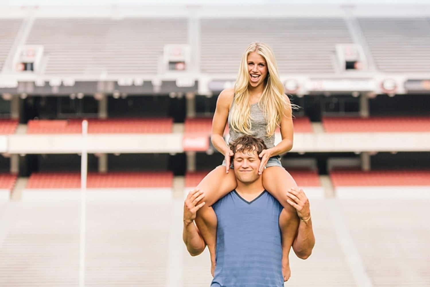 Former Georgia quarterback and cheerleader will marry this year