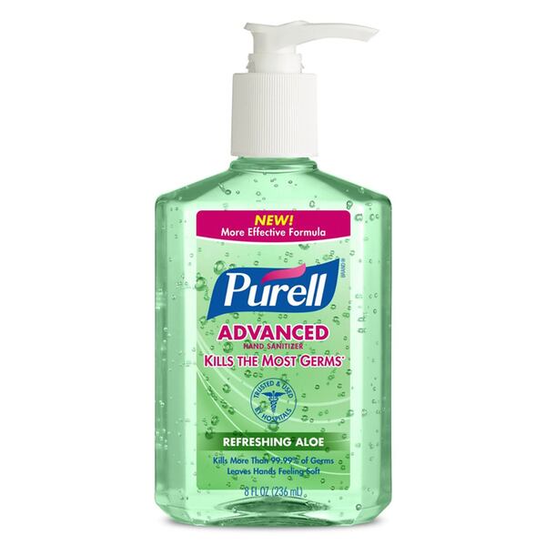 Purell hand sanitizer