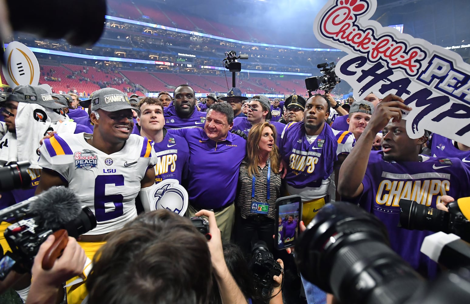 Photos: LSU crushes Oklahoma in Peach Bowl in Atlanta