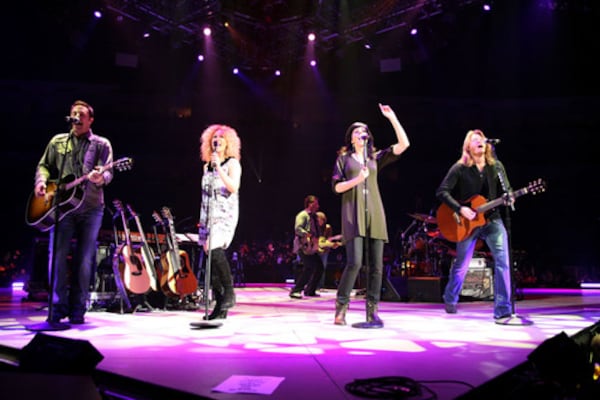 Country group Little Big Town formed in Nashville in 1998 and consists of Karen Fairchild, Kimberly Roads Schlapman, Jimi Westbrook, and Phillip Sweet. The quartet is known for its prominent use of vocal harmonies, with all four members alternating as lead singers.