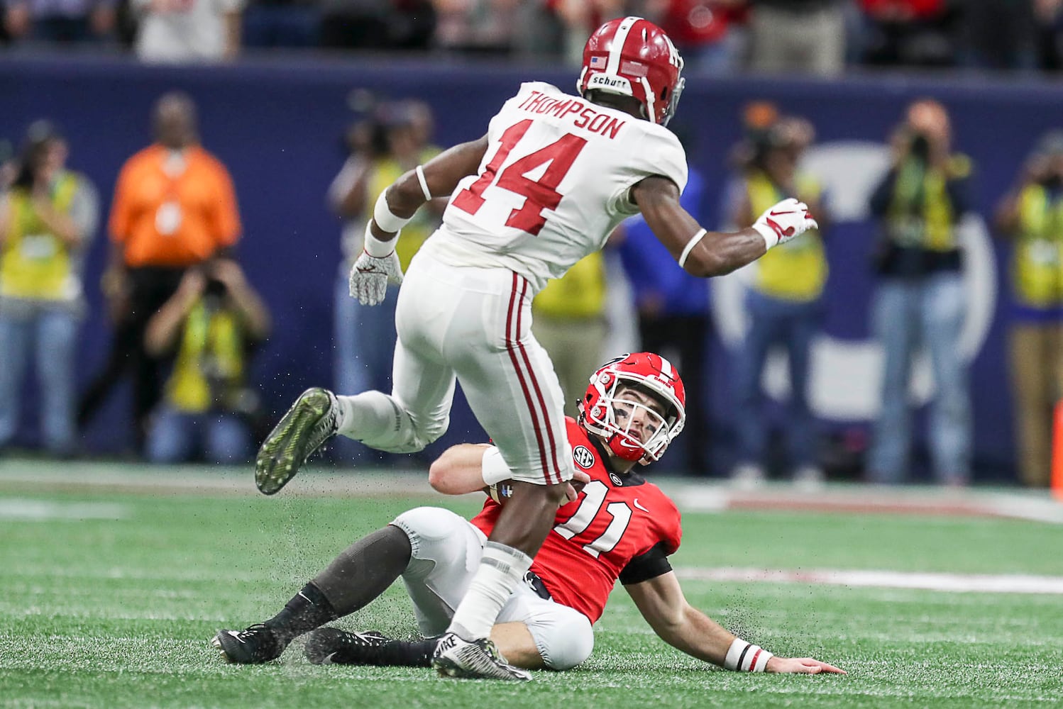 Photos: Bulldogs fall to Alabama in SEC Championship game