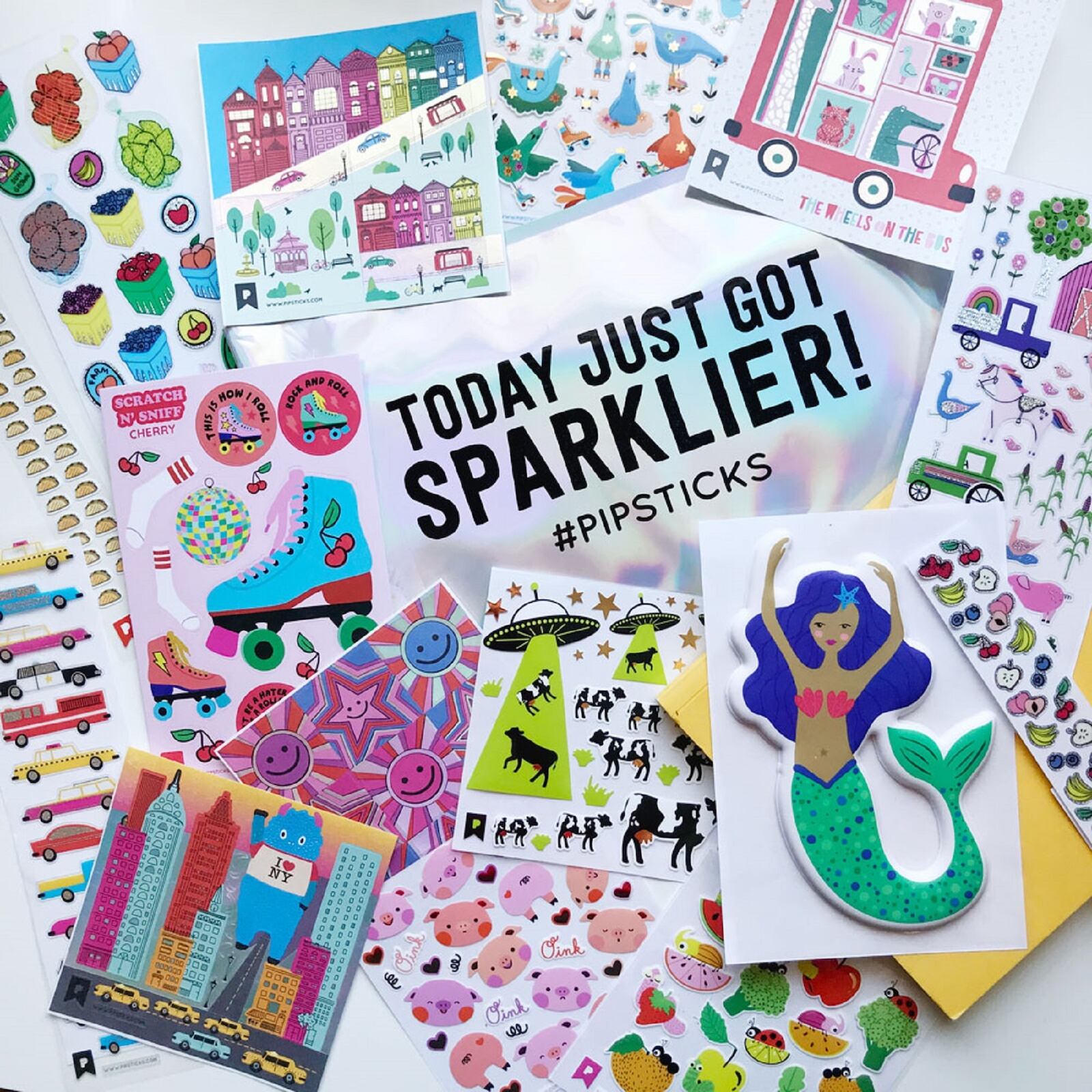 For a mostly mess-free children’s gift, opt for a monthly sticker subscription from Pipsticks.
Courtesy of Pipsticks