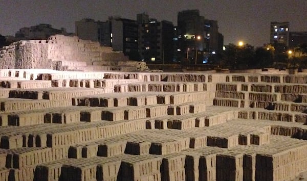 Huaca Pucllana ruins date back to 400 A.D. (Suzanne Van Atten for The Atlanta Journal-Constitution)