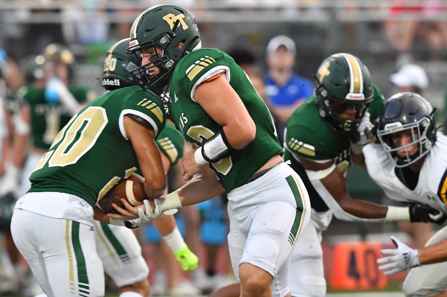 high school football: Marist at Blessed Trinity