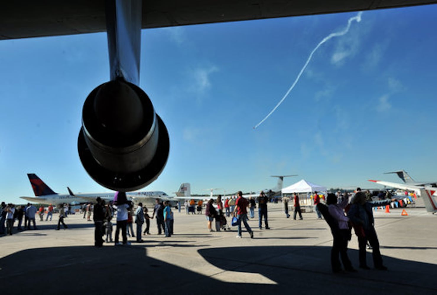 Blue Angels air show at Dobbins