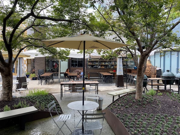 The patio at Seven Lamps in Buckhead. 
Courtesy of Seven Lamps