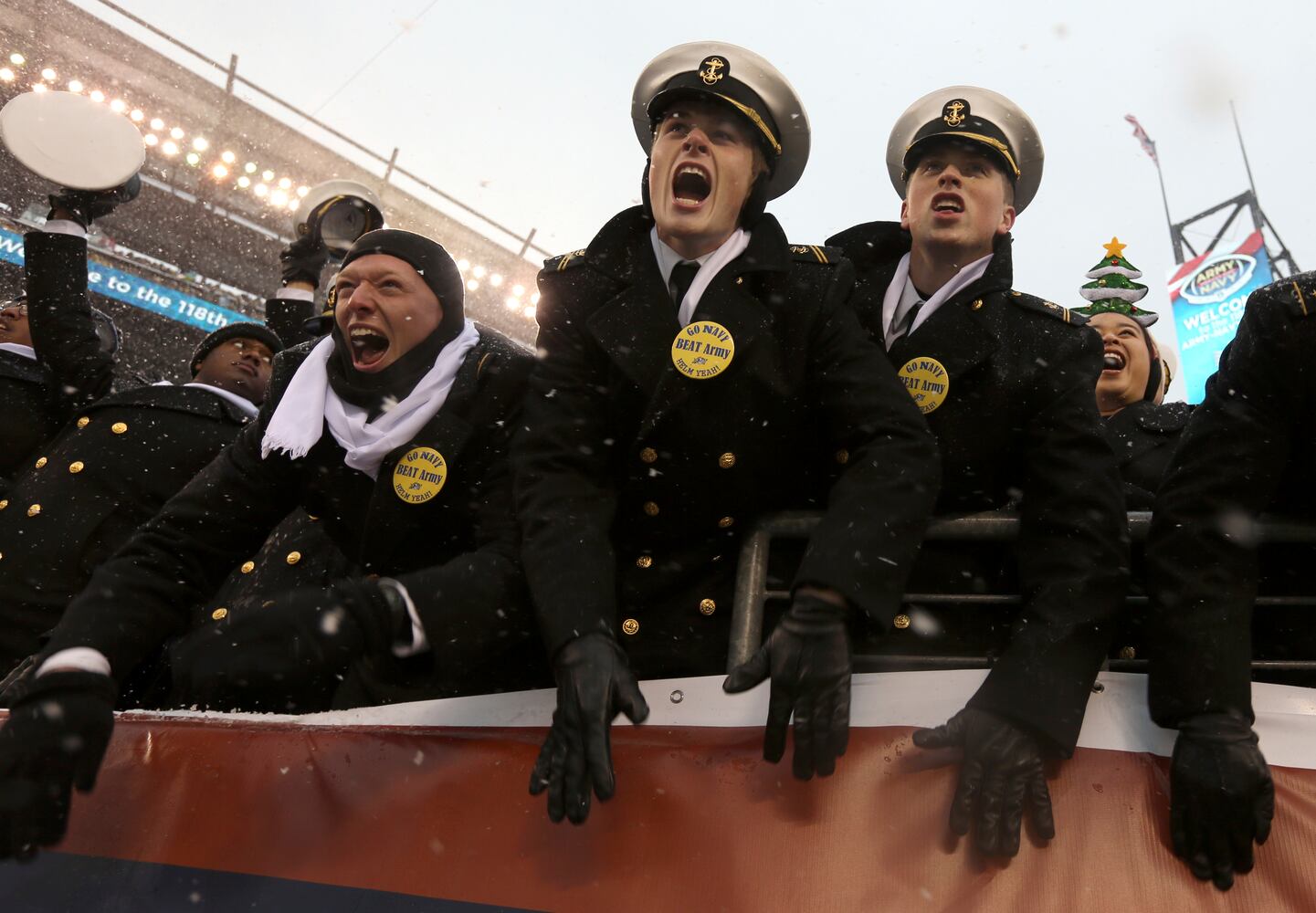 Photos: Army and Navy battle in the snow