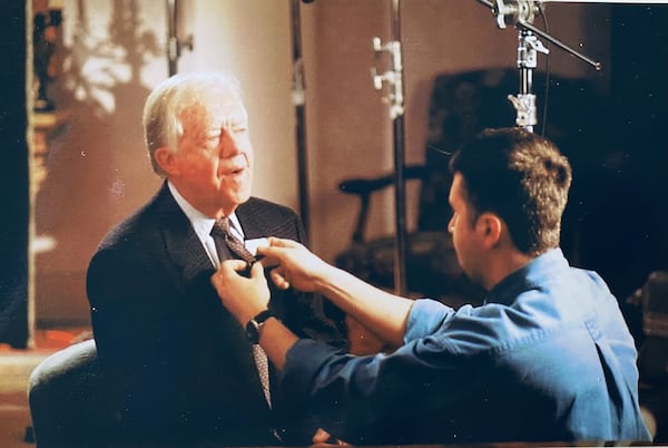 Dan Marshall and President Carter.