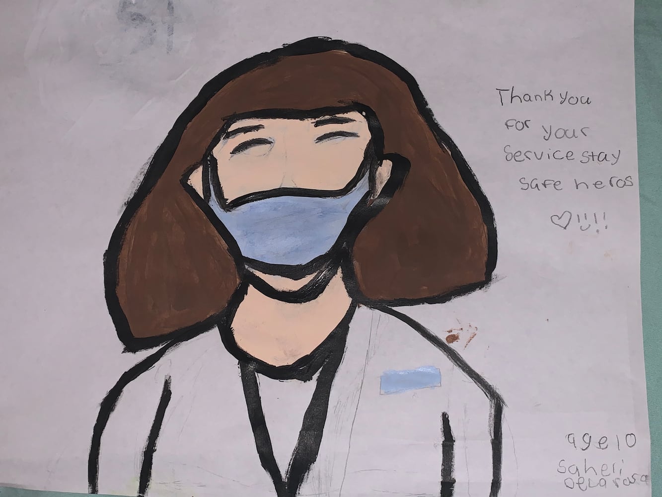 Art from the Heart: Kids thank front-line health care workers