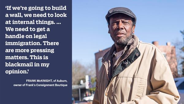 Frank McKnight of Auburn, is the owner of Frank’s Consignment Boutique. (ALYSSA POINTER/ALYSSA.POINTER@AJC.COM)