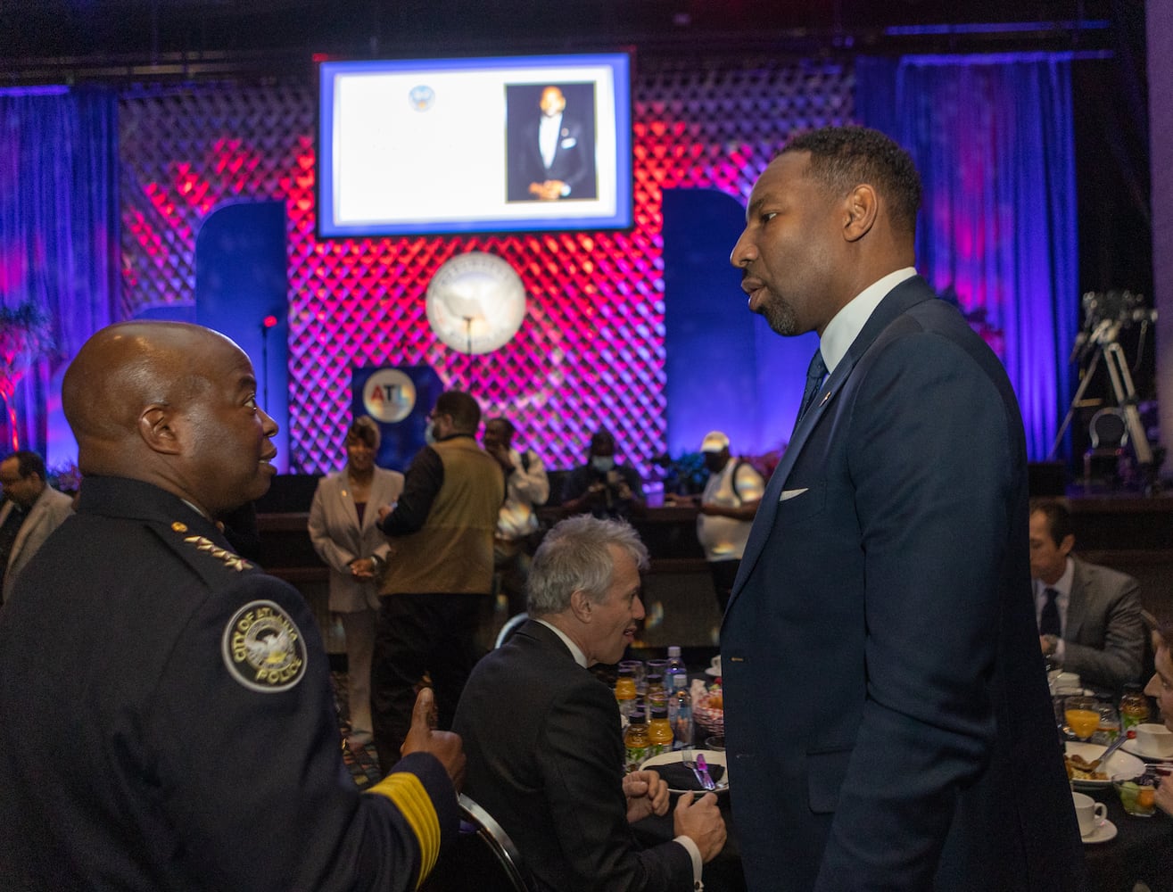 Mayor Dickens holds the annual State of the State Business Breakfast