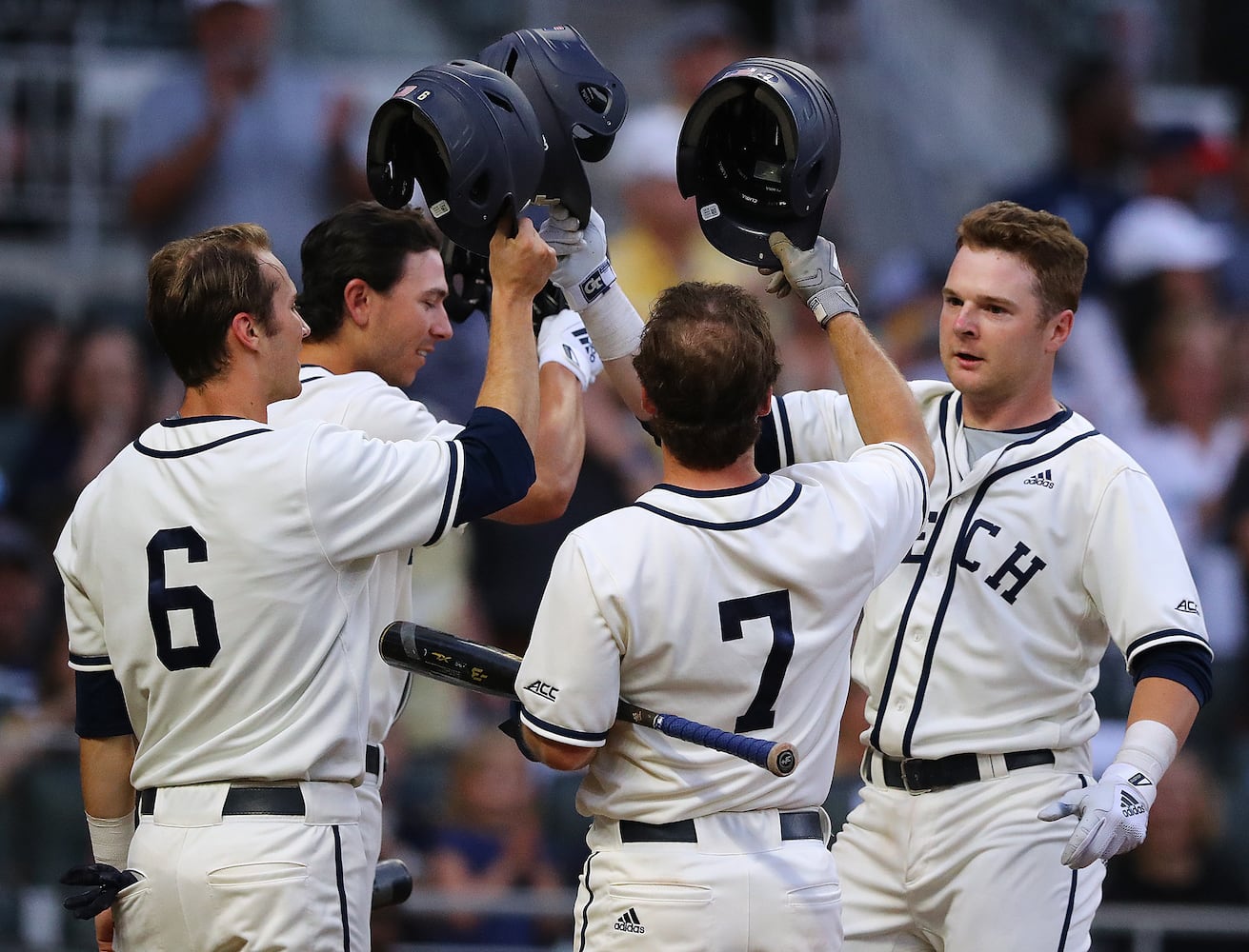 Photos: Tech and Georgia battle in baseball at SunTrust Park