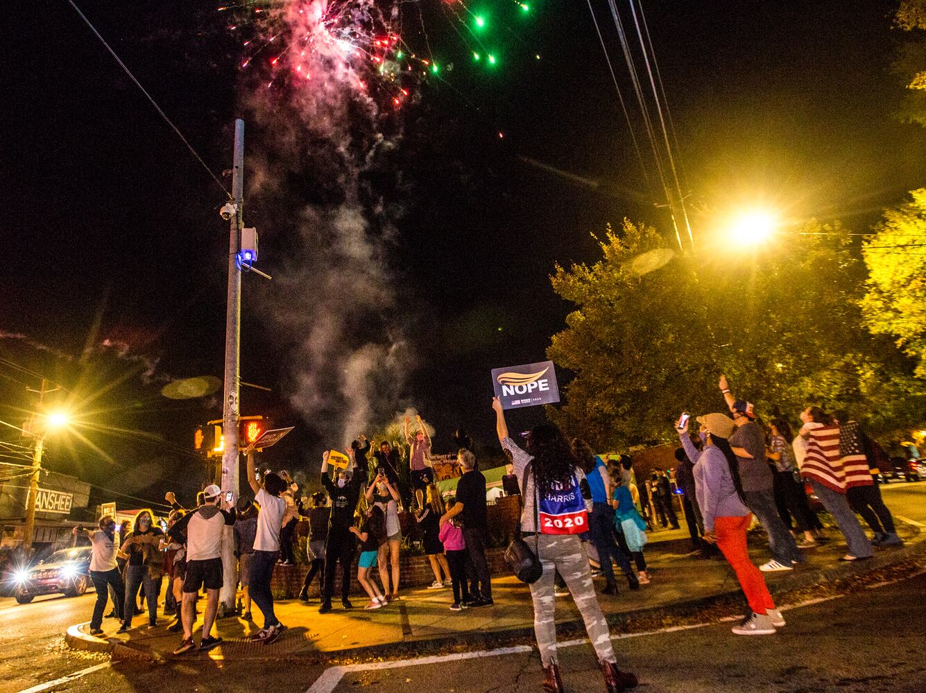 president elect Biden celebration