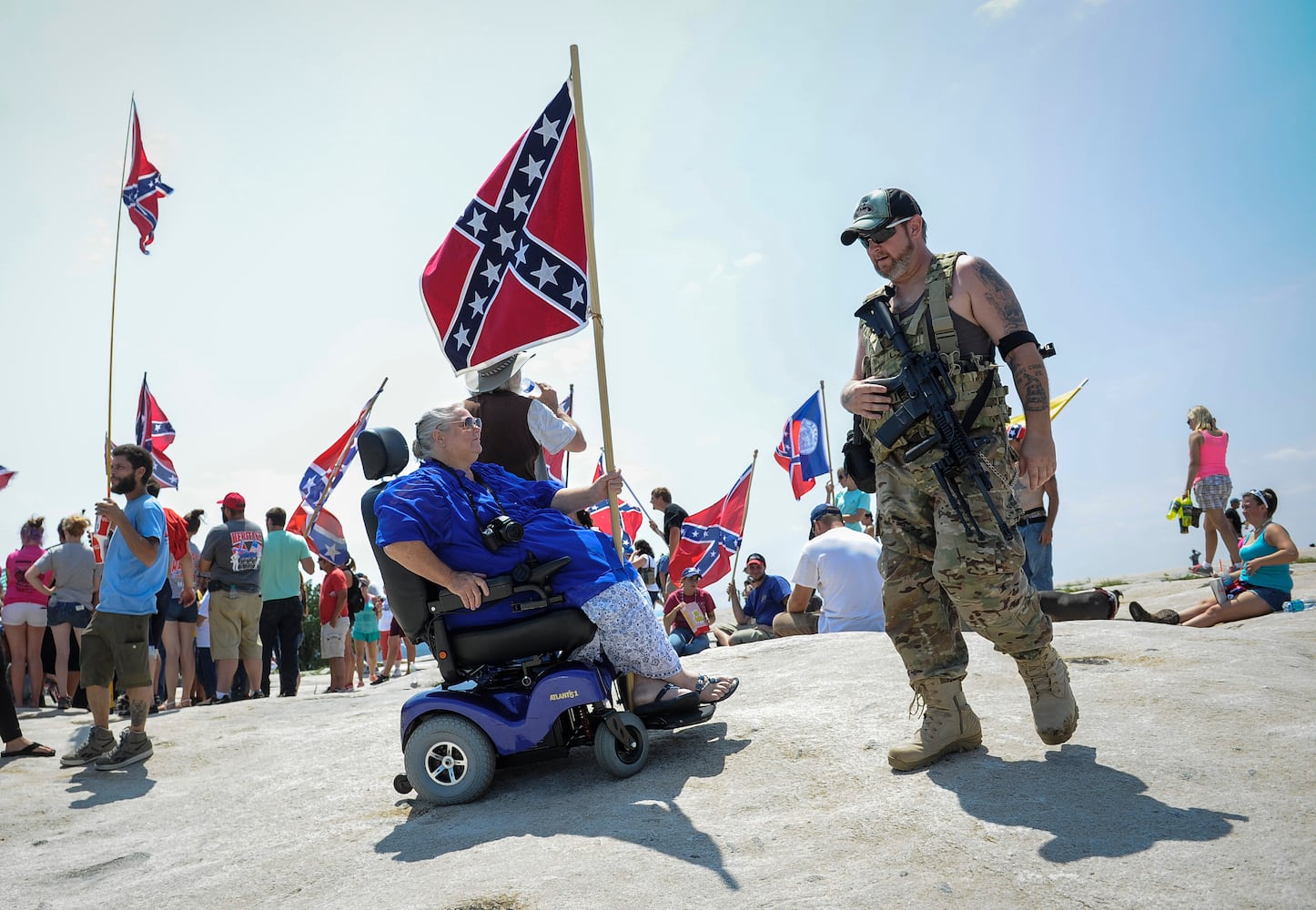 Confederate flag rally