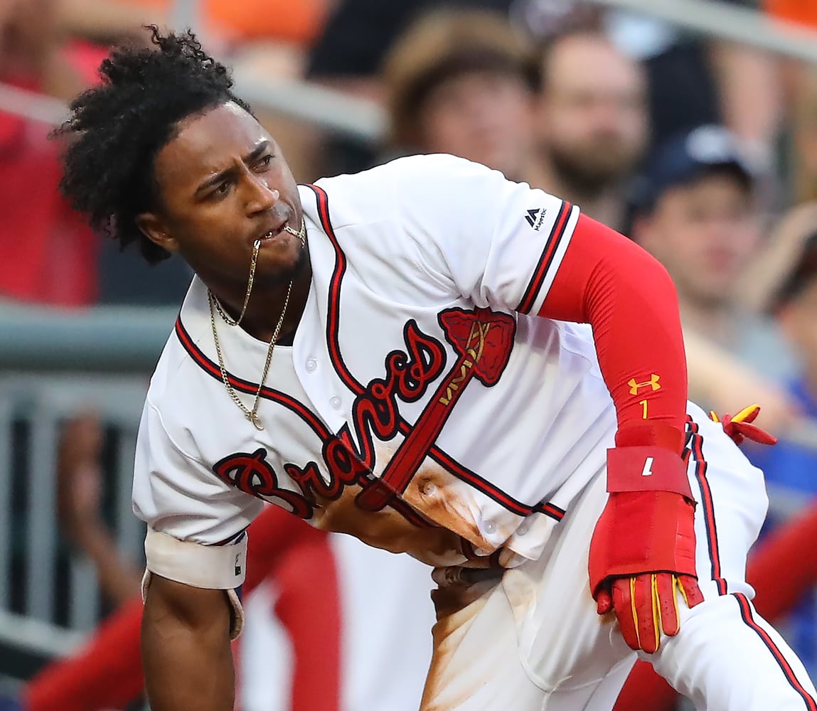 Photos: Jose Bautista suits up for Braves