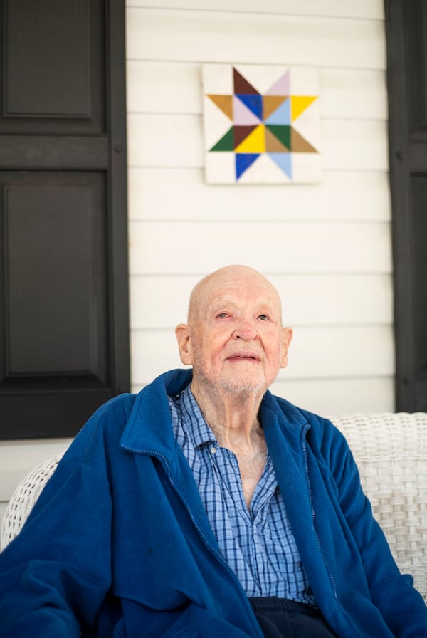 Milton Forbes, 89, has a glass left eye and is almost completely blind in his right eye, his family said. He had been receiving platelet-rich plasma treatment, but because too many staffers in doctors' offices weren't wearing masks, his family said they canceled his appointments. (Alyssa Pointer / Alyssa.Pointer@ajc.com)