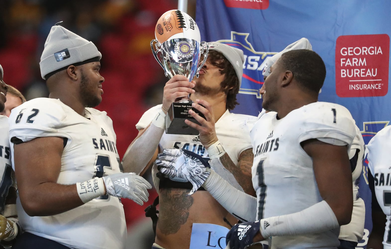 Photos: Day 1 of HS state title games at Mercedes-Benz Stadium