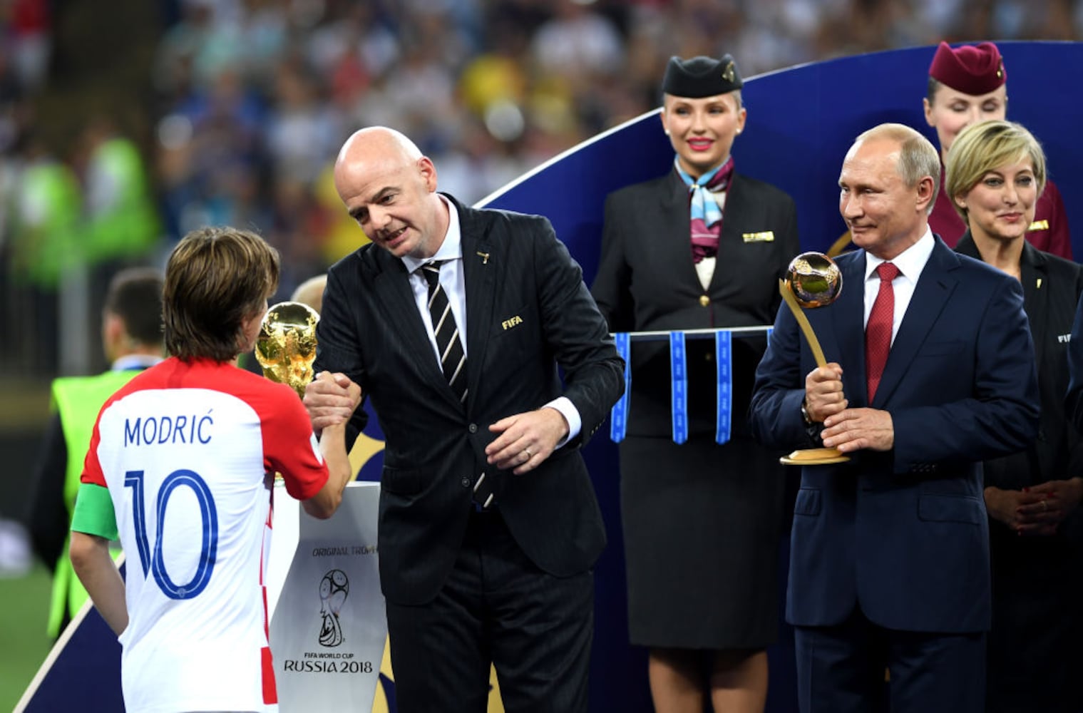 Photos: 2018 World Cup final -- France vs. Croatia